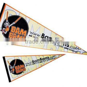 hot sell custom printing felt triangle flags