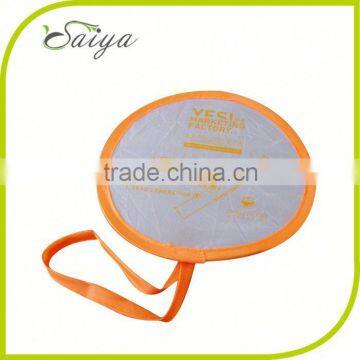 New arrive logo printing folding frisbee