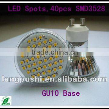 SMD 3528 GU10 LED Spotlights,CE/RoHS, China Manufacturer