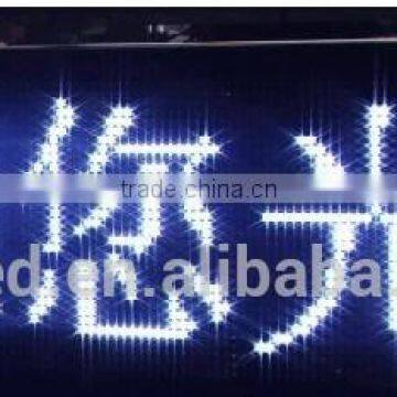 Alibaba Express Hot Selling outdoor P10 Single White Color Outdoor Semi-outdoor LED Display Modules