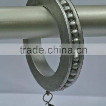 Beaded Curtain Eyelet Ring With Clip For 1-1/2", 1-3/4" and 2" Gold Curtain Rods photo-3