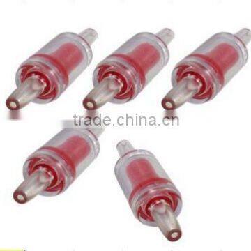 New Wholesale 10x Aquarium One Way Non-Return Check Valve Aquarium Co2 System / Air Pump Airline Red
