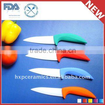 Best red pink blue green yellow ABS straight handle color ceramic knife