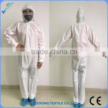 Free sample plus size plastic dipsosable protective painting coverall