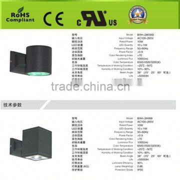 Logn life and beautiful led 5w led wall lamps /round and square led wall light/outdoor mini led wall light
