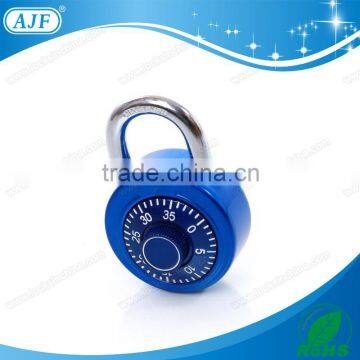 AJF 2015 Top Sell High Quality 50mm Gym Round Dial Combination Padlock