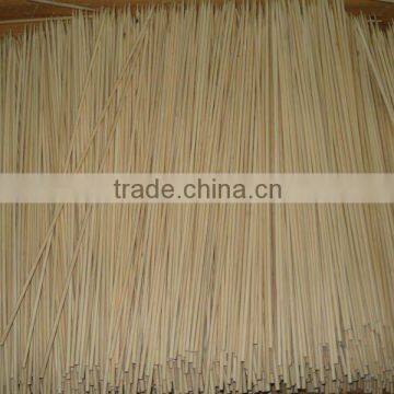 BBQ used thin flexible bamboo stick round stick