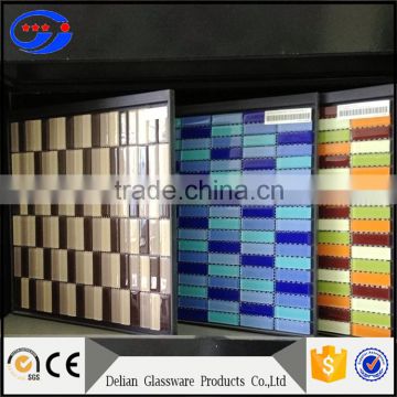 rectangualr crystal glass mosaic tile