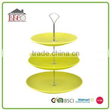 Wholesale 3 tire birthday melamine cake stand