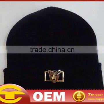 embroidery Knitting hat made in China OEM