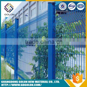 Hot dipped galvanized powder coated wrought iron wire mesh fence