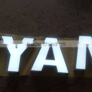 Customized shop Signs New Design Led Edge Lit Channel Letter Sign