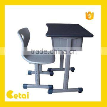 Used plastic school desk with chair