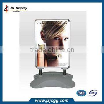 Water tank poster stand for digital printing banner