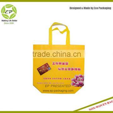 Custom Cheap High Quality Heat Seal Promotional Non Woven Tote Colors Bags