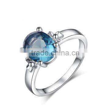 IN Stock Wholesale Gemstone Luxury Handmade Brand Women Metal Ring SKD0355