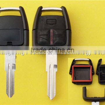 Best price For Opel key cover 3 buttons remote key fob case housing with left blade with light no logo car key