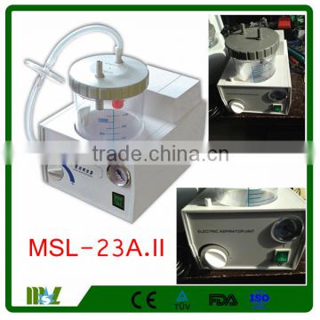 New Arrival Medical Electrical Suction Machine Price/Sputum Suction Device MSL-23A.II-4