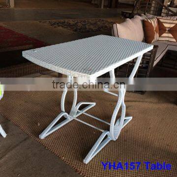 RATTAN FURNITURE PATIO LONG TABLE