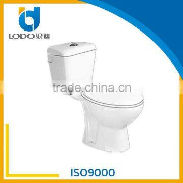 Henan Lodo Water saving siphonic special price two piece toilet