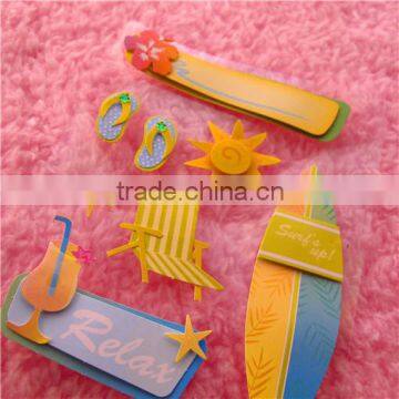 3D handmade sticker , handmade paper stickers