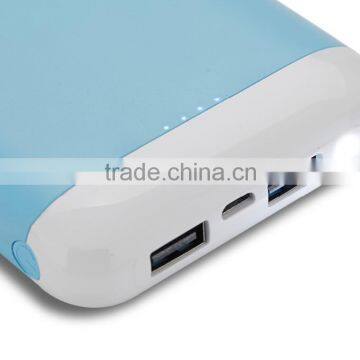 oppum phone power bank 8000mAh 18650 lithium cell output 5V 2A with four level power display VT-841