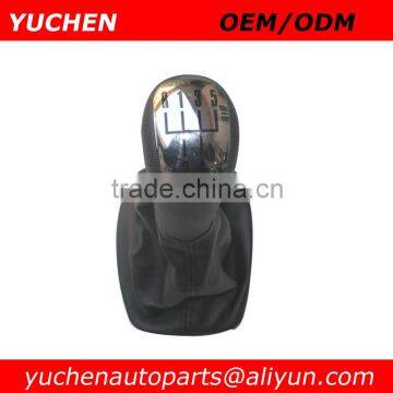 YUCHEN Car Shift Gear Knob With Black/Silver Caps For Skoda Fabia II MKII 2000-2008 OEM 6Y0711113H