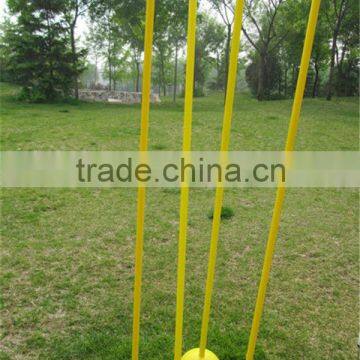 ABS flag pole with spring spike