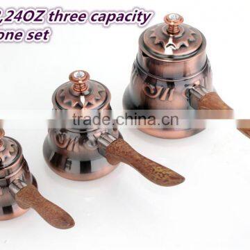 Turkish Coffee Maker , One Set Includes 3 Kettles, 6,12,24OZ Three Capacity Coffee Kettles Includes in One Set, photo-2