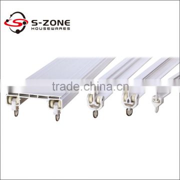 Double track curtain rails plastic