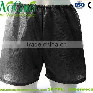 Disposable Non Woven Man Black Boxer Shorts photo-5