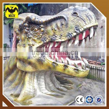 take photo fiberglass dinosaur head