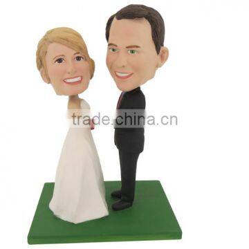 NEW Lifelike Wedding Couple resin Bobblehead Toys/OEM Made Unique Couple resin Bobblehead Toy/Make your own resin Bobblehead Toy