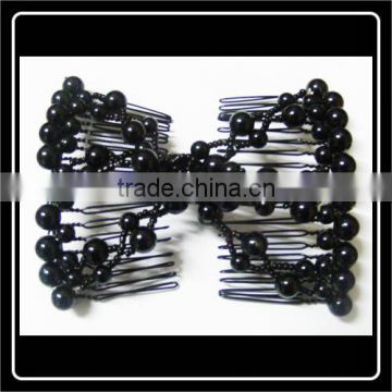 Hot-Sale fashion abstract design pair of metal hair comb,twin hair combs-BBF09033