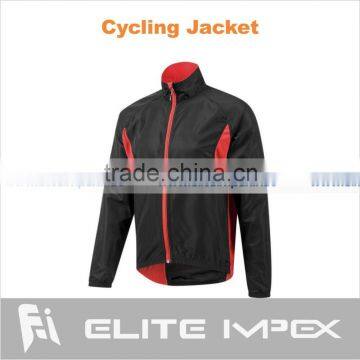 100% polyester sublimated cycling wind jacket