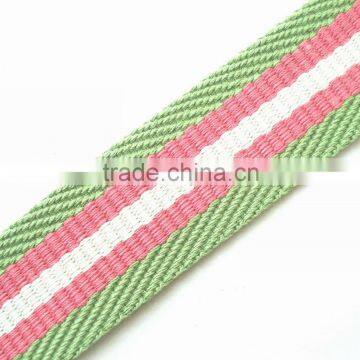 Weaving streak colorful webbing trimming strap tape