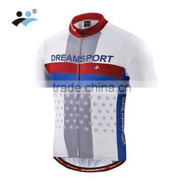 Wholesale Custom Athletic Wear Full Hidden Zipper Cycling Jersey