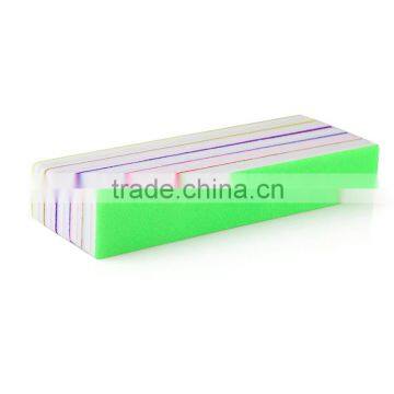 Colorful Rectangle Sandpaper Washable Buffers Nail Art Files Manicure Tools photo-2