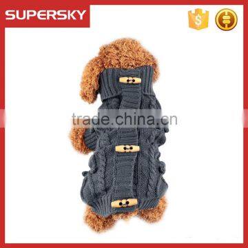 C594 Wholesale Custom Knit Dog Sweater Hand Knit Unique Dog Sweaters