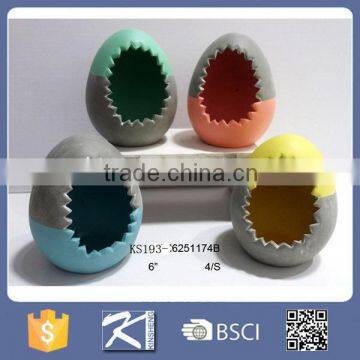 Decorative ceramic easter egg garden egg easter