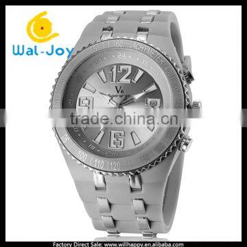 WJ-5414 Big Face Silicone Trendy Attractive Top Brand V6 Night Luminous Men and Women Watch photo-4