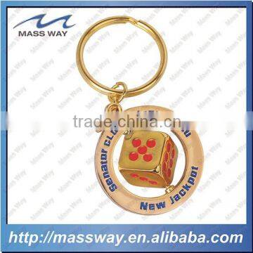 promotional bar zinc alloy custom gold 3D key chain