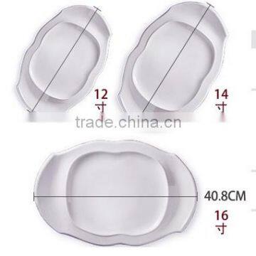 Porcelain Dinner White Oval Plate and Dish for Wedding photo-4