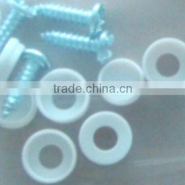 Plastic end cap for screws