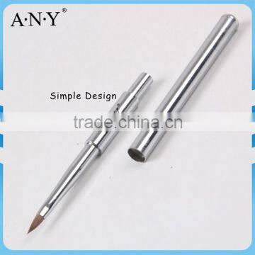 ANY Nail Art Beauty Design Clay Sculpting Flat Acrylic Nail Brush 100% Kolinsky