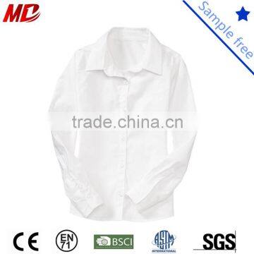 Long Sleeve School Uniform Shirt for Girl