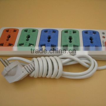 2m wire with a switch 10 ways Multiple Power Socket for alibaba trade assurance supplier