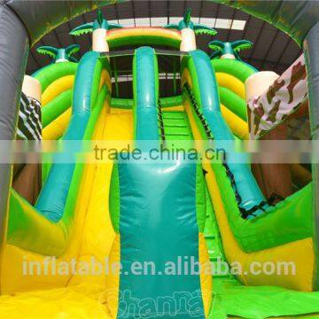 2016 New Design Inflatable Jungle Animals Bouncers House Slide Inflatable Zebra Slide Elephant Slide Giraffe Slide Quality Choice photo-3