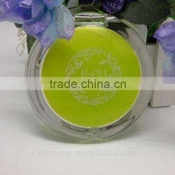 Lovely Round Ladies Cosmetic Mirror, Round Acrylic Pocket Mirror, Double Sided Round Purse Mirror photo-5