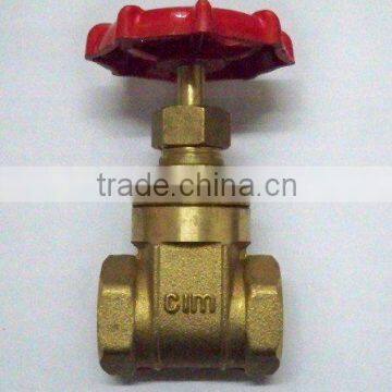 JD-1002 Brass Gate Valve/ brass factory